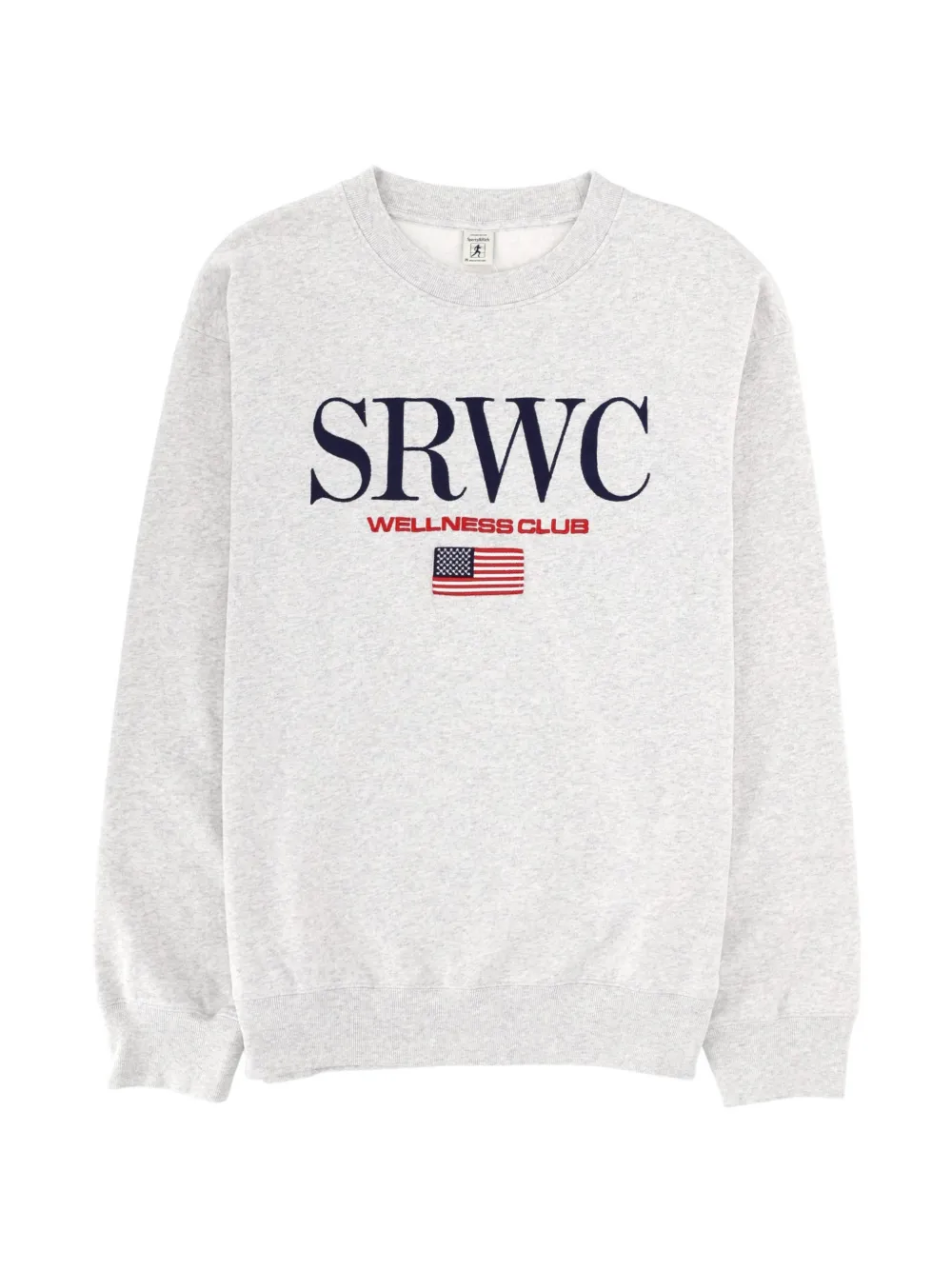 Sporty & Rich embroidered-logo sweatshirt - Grigio