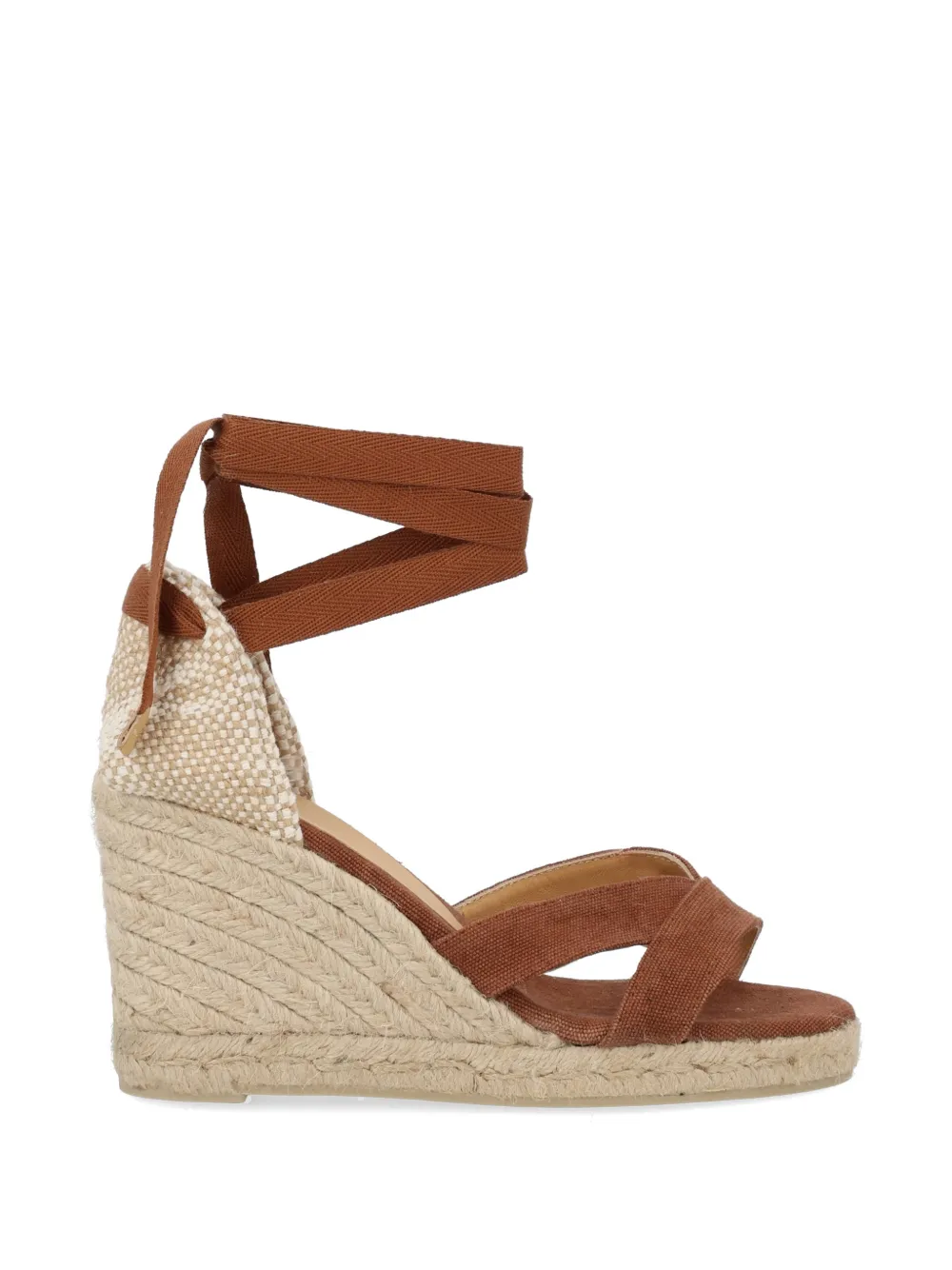 Castañer Bailey espadrilles met hak Bruin