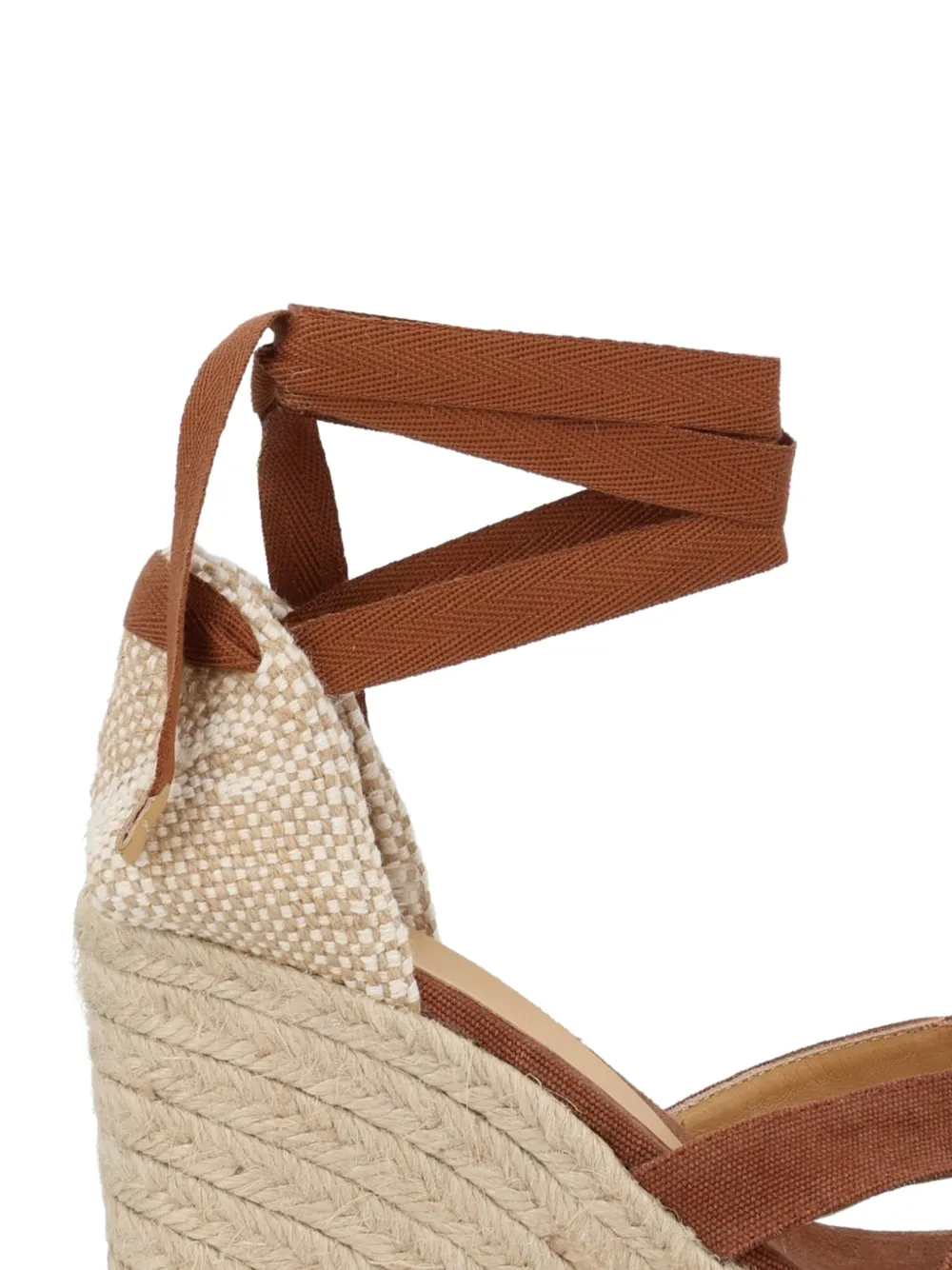 Castañer Bailey espadrilles met hak Bruin