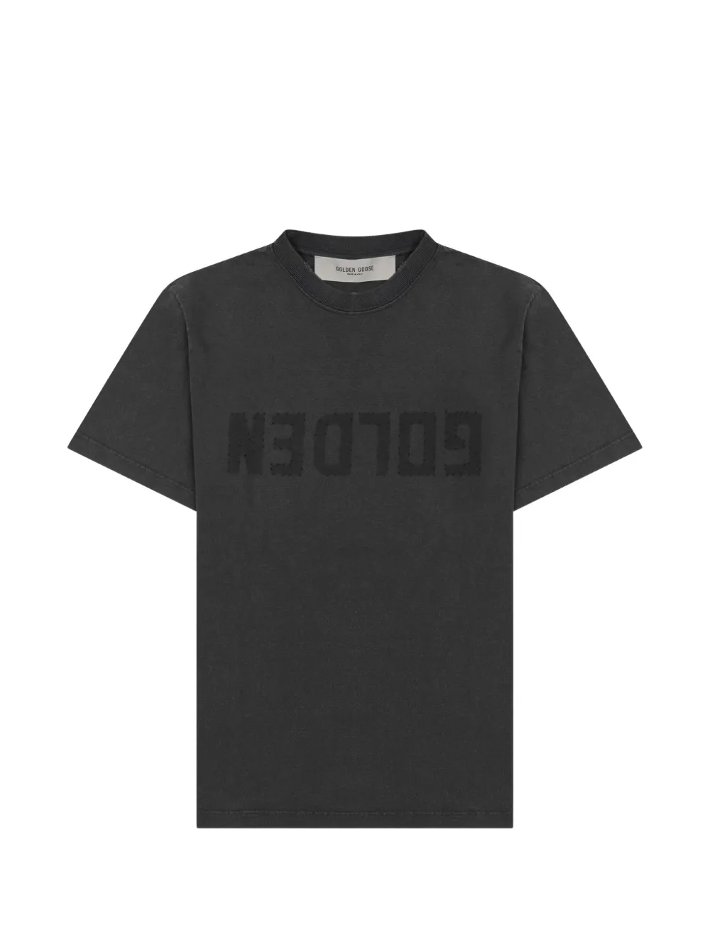 Golden Goose logo-patch T-shirt - Grau