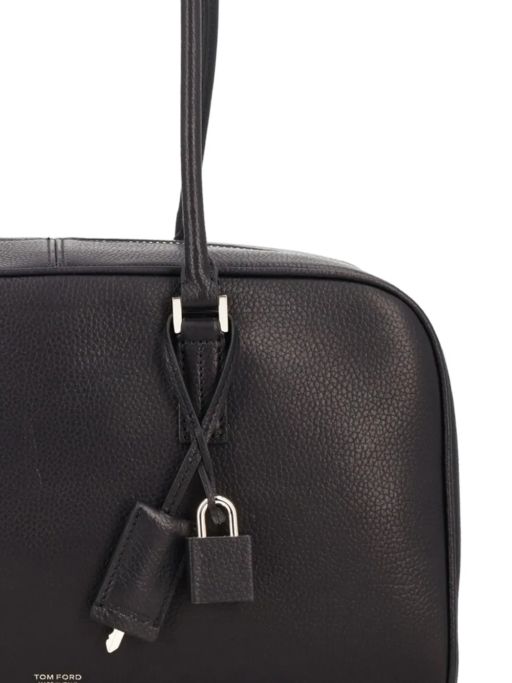 TOM FORD Leren shopper Zwart