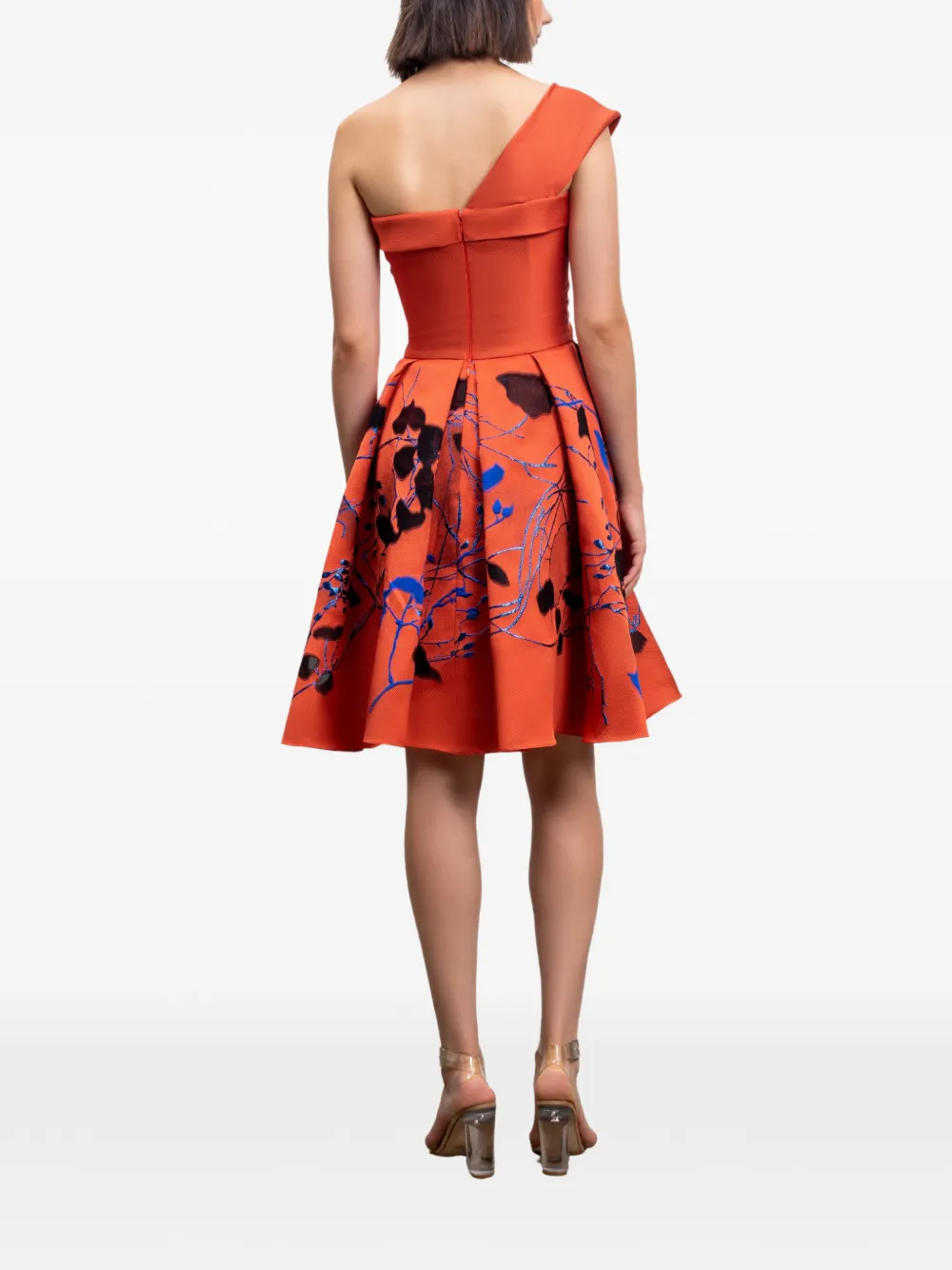 Gemy Maalouf Mini-jurk met strikdetail Oranje