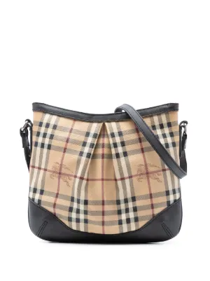 Burberry Pre-Owned ハーサム ヘイマーケット コーテッドキャンバス