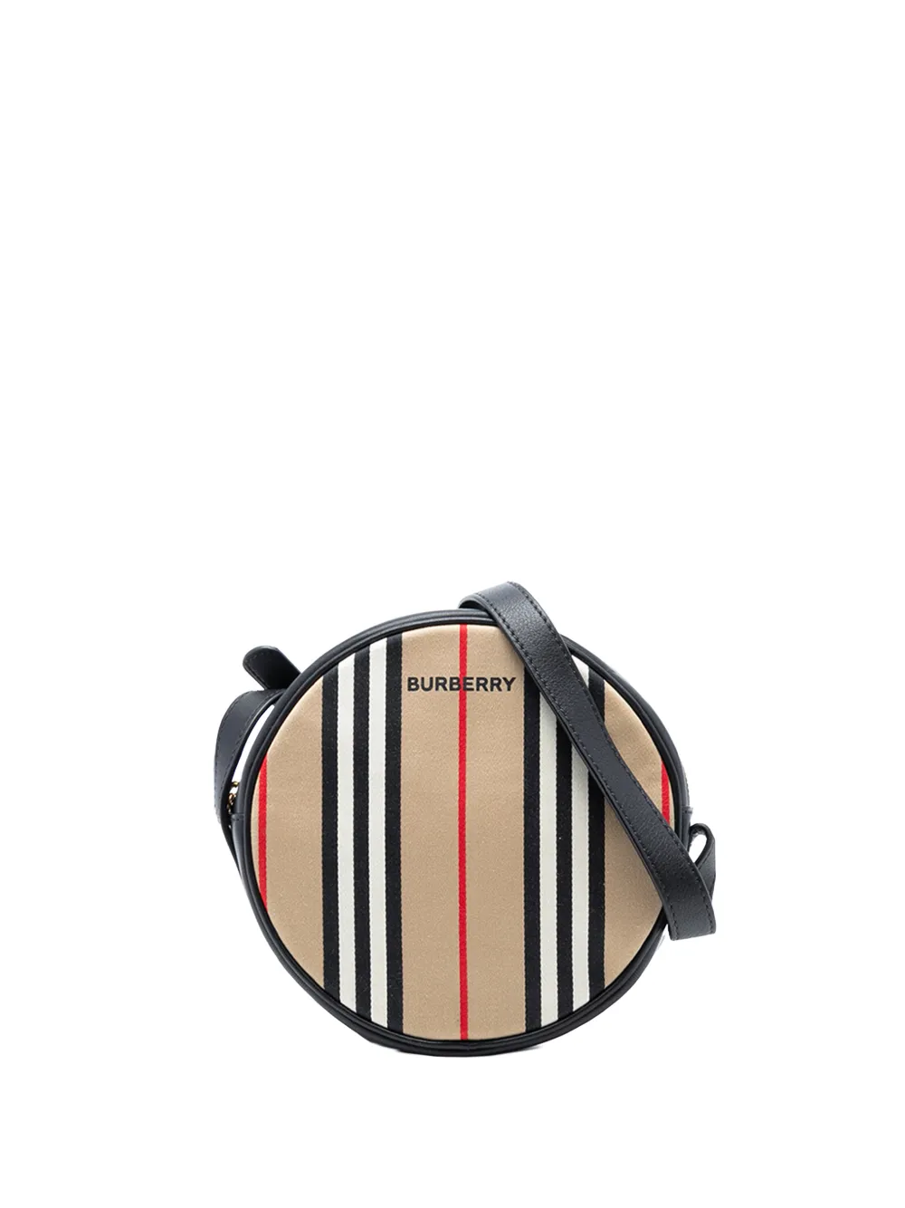 Burberry Pre-Owned 2000-2017 Icon Stripe Canvas Louise crossbody bag - Marrone