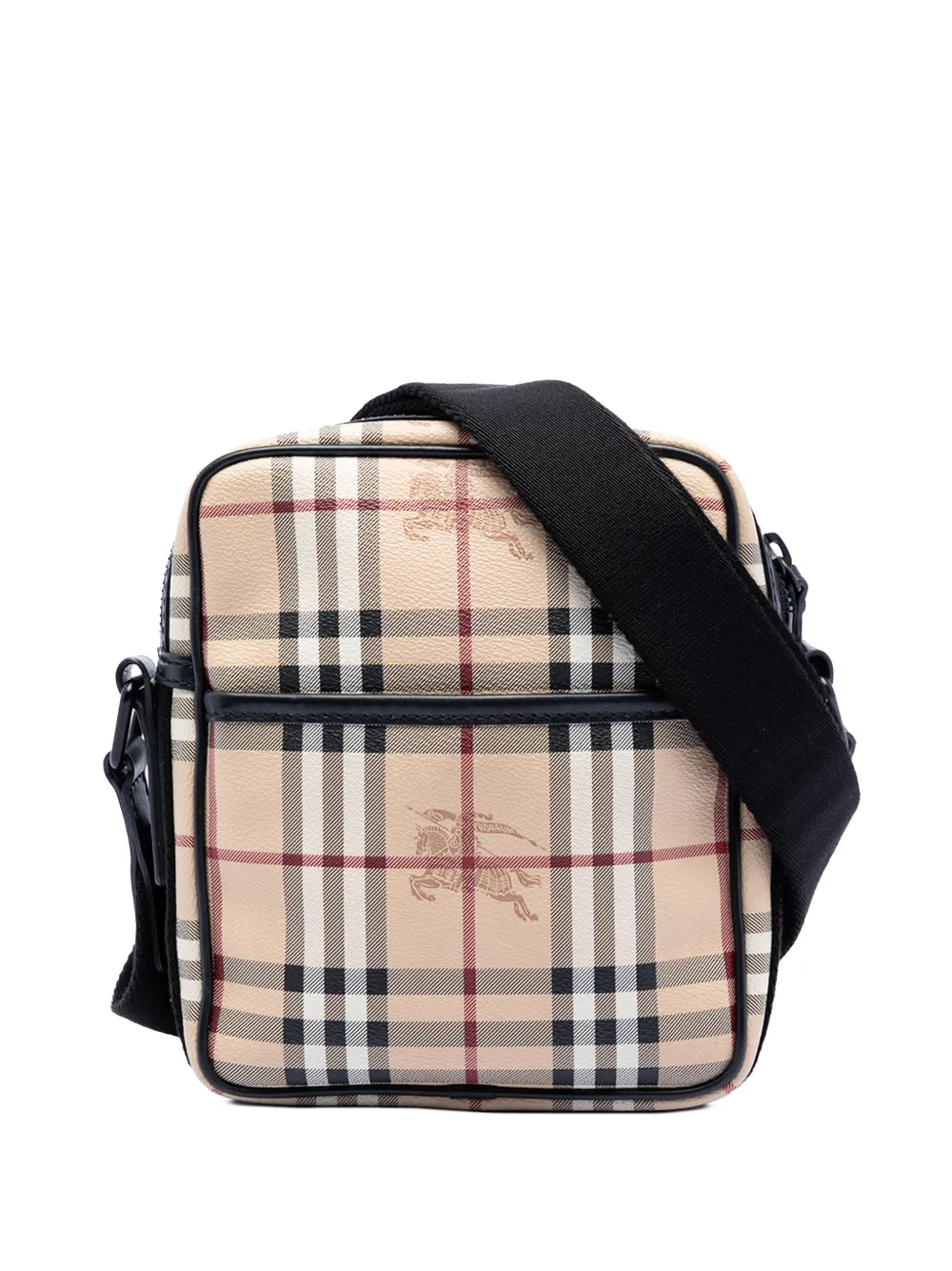 Burberry Pre-Owned 2000-2017 Haymarket Check Coated Canvas crossbody bag - Marrone