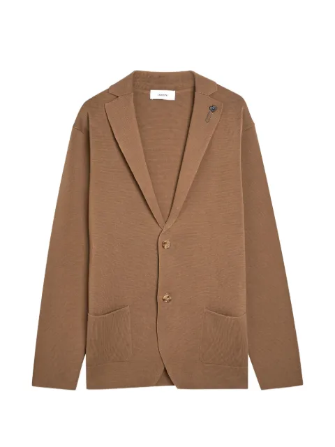 Lardini button-up cotton cardigan