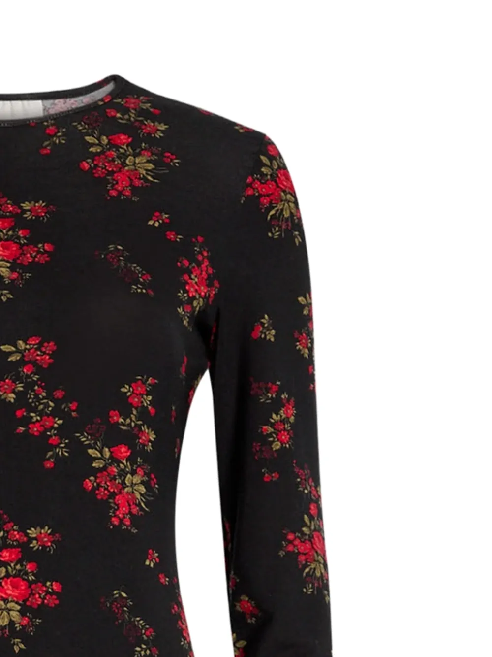 Reformation Tommie maxi-jurk met bloemenprint Zwart