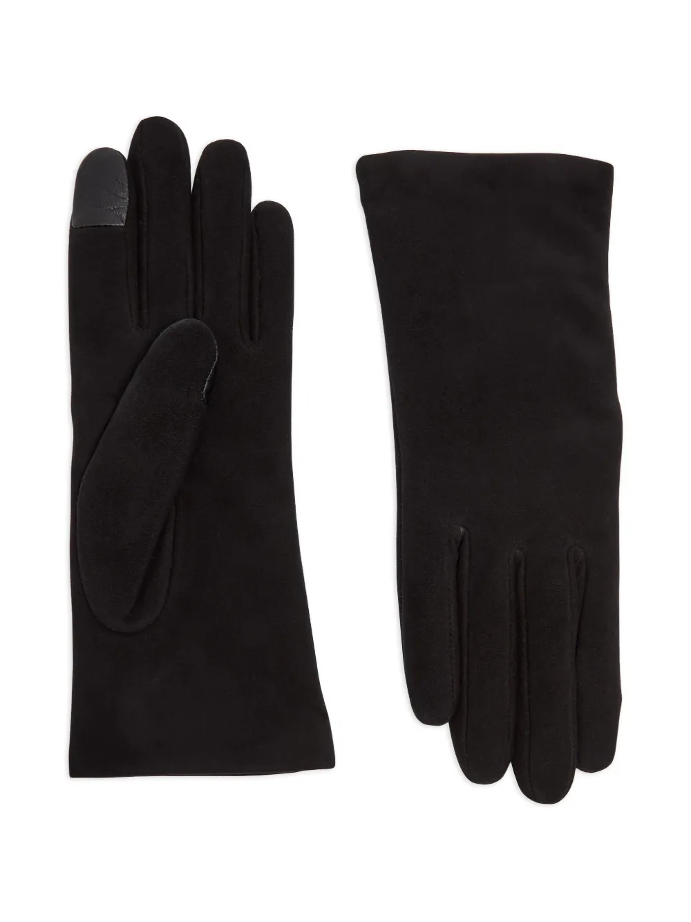 Agnelle Denise shearling gloves - Nero