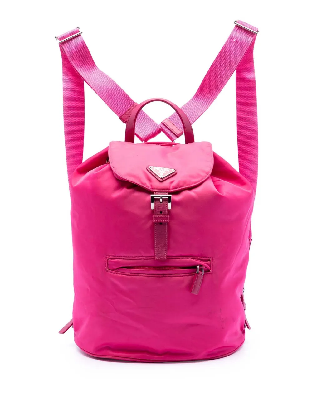 Prada Pre-Owned 2013-2025 Tessuto Drawstring backpack - Rosa