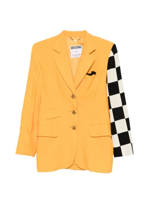 Moschino Pre-Owned 2000s checkered jacket