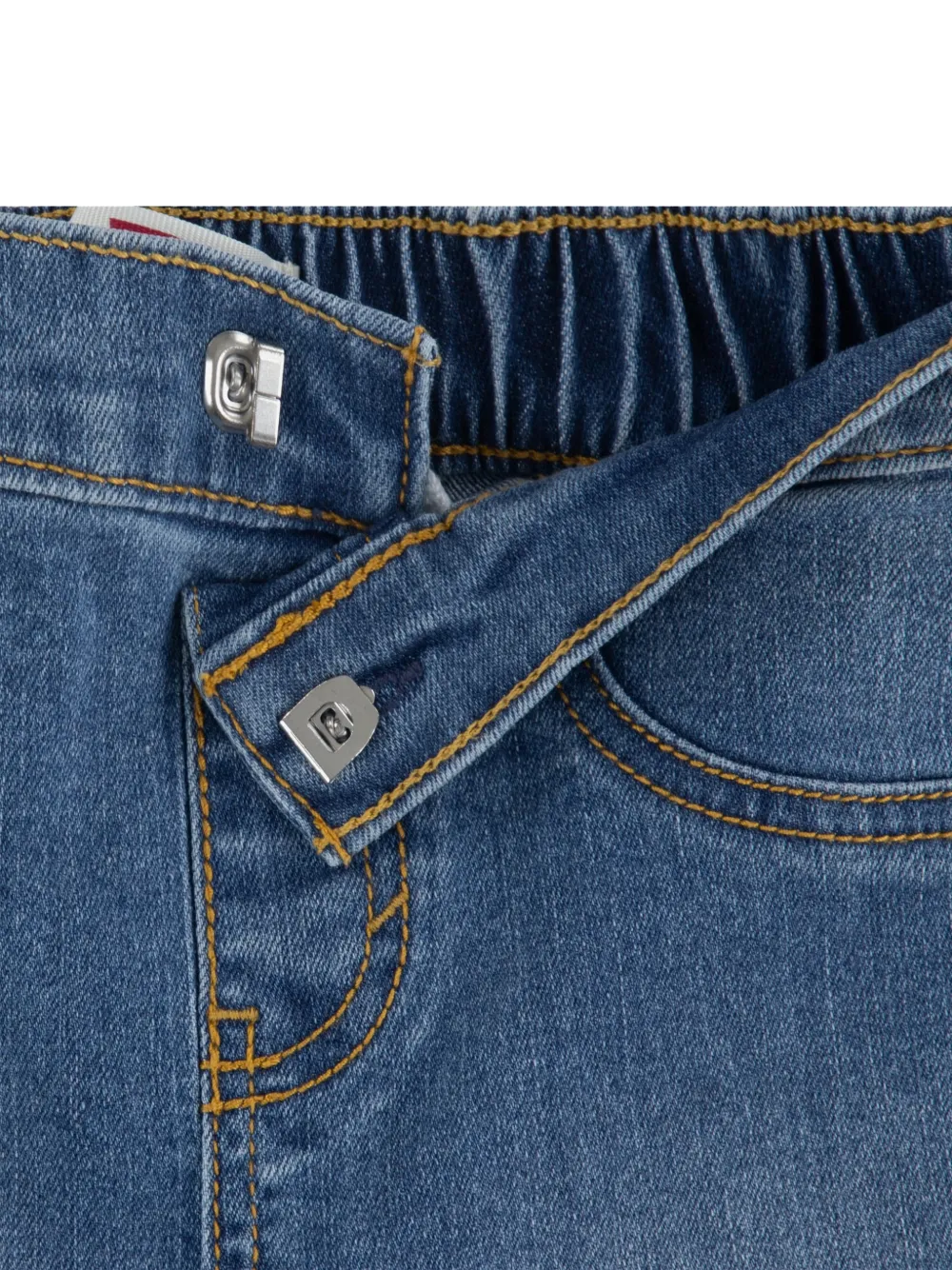 Levi's Kids Spijkershorts met logoprint Rood