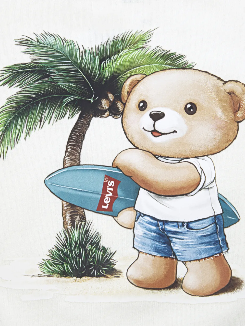 Levi's Kids Tweedelig shortsset met grafische print Blauw