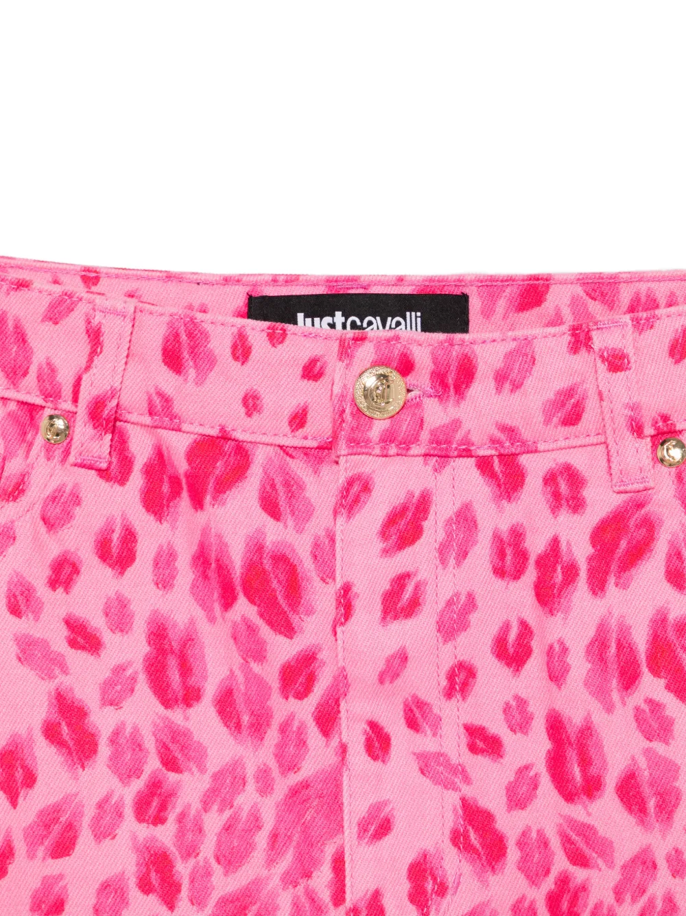 Just Cavalli Patterned Mini Skirt - Pink 