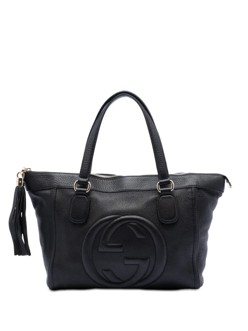 Gucci Pre-Owned Borsa tote Soho Working piccola in pelle 2016-2025 - Nero