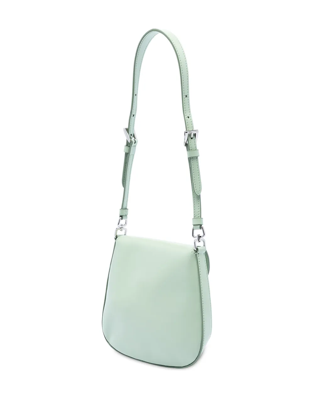 2021-2025 Mini Brushed Leather Cleo Flap Crossbody Bag