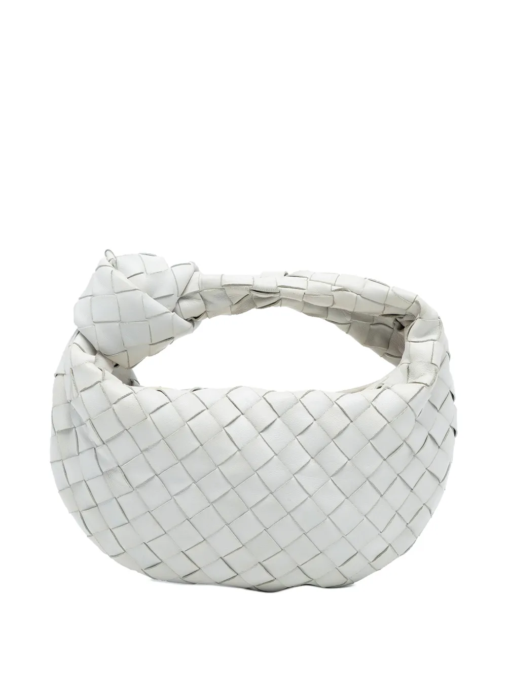 Bottega Veneta Pre-Owned 2012-2025 Mini Nappa Intrecciato Jodie hobo bag - Bianco