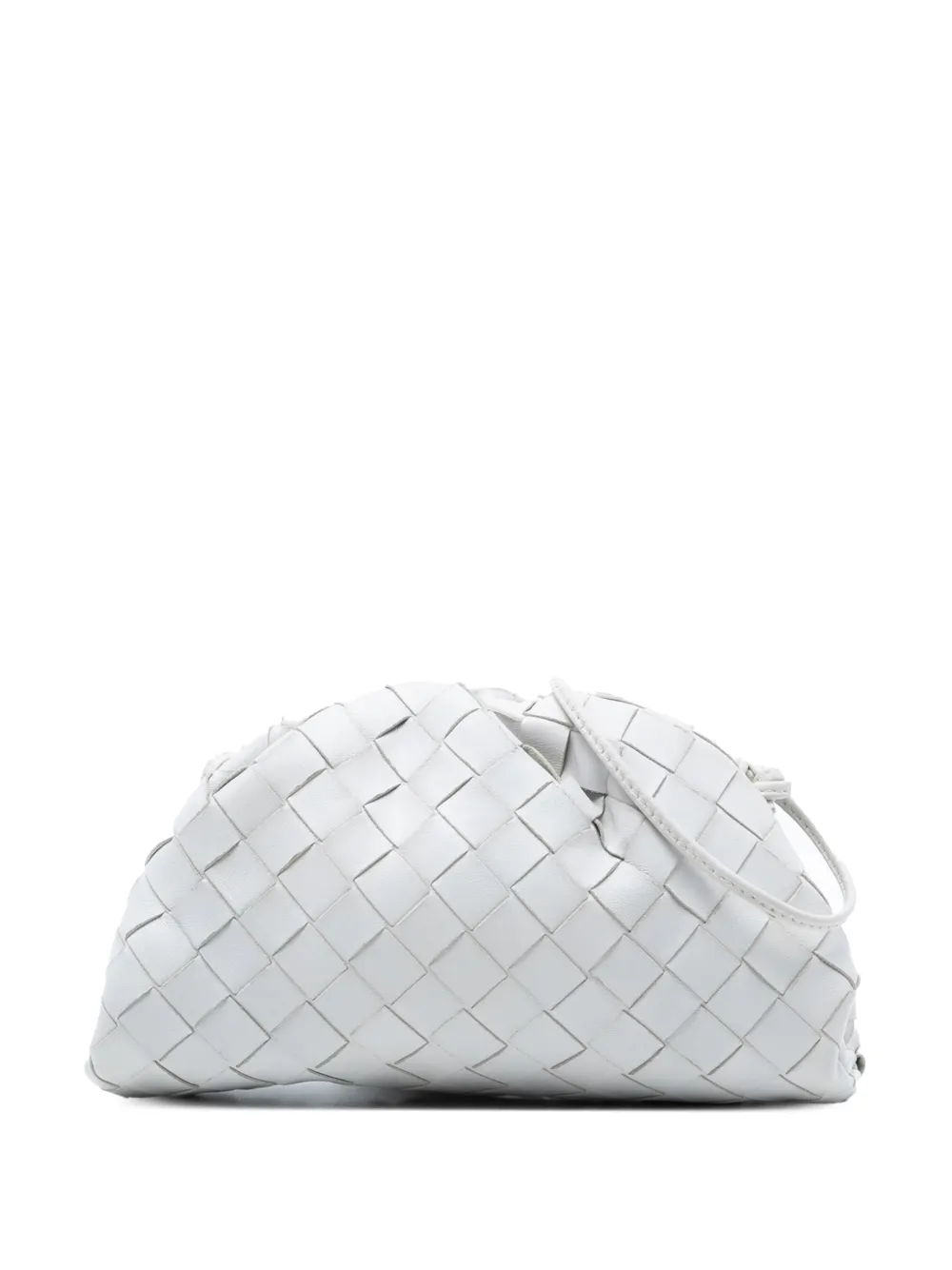 Bottega Veneta Pre-Owned 2012-2025 Nappa Intrecciato The Mini Pouch crossbody bag - Bianco