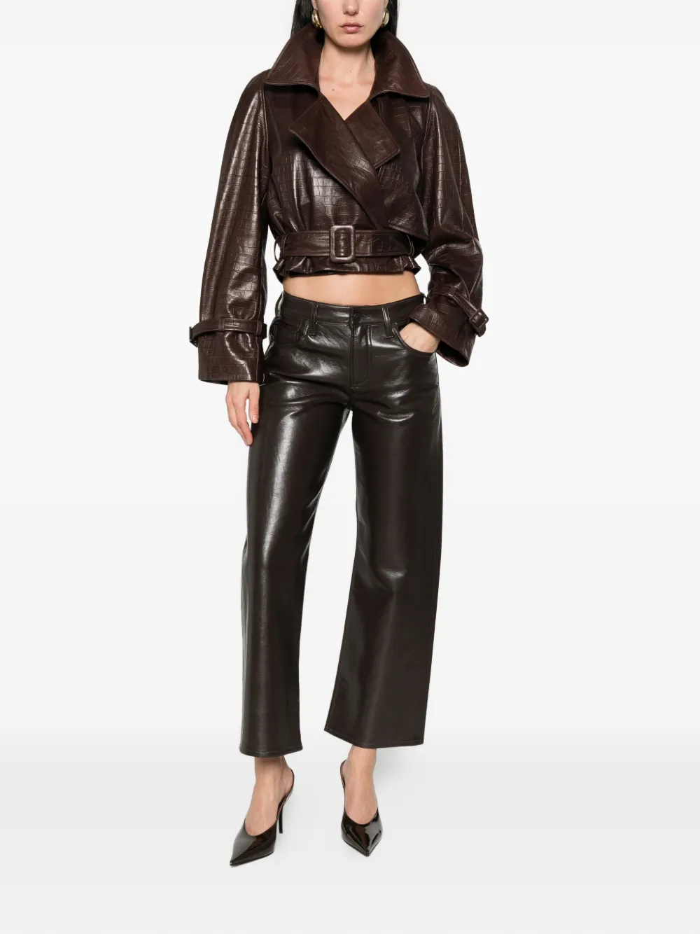 Citizens of Humanity Straight broek Bruin