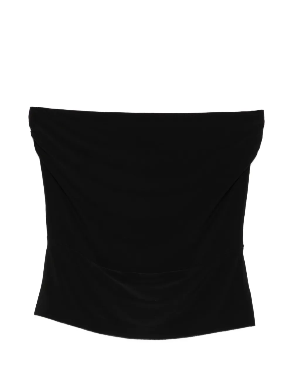 Norma Kamali ruched sleeveless top - Nero