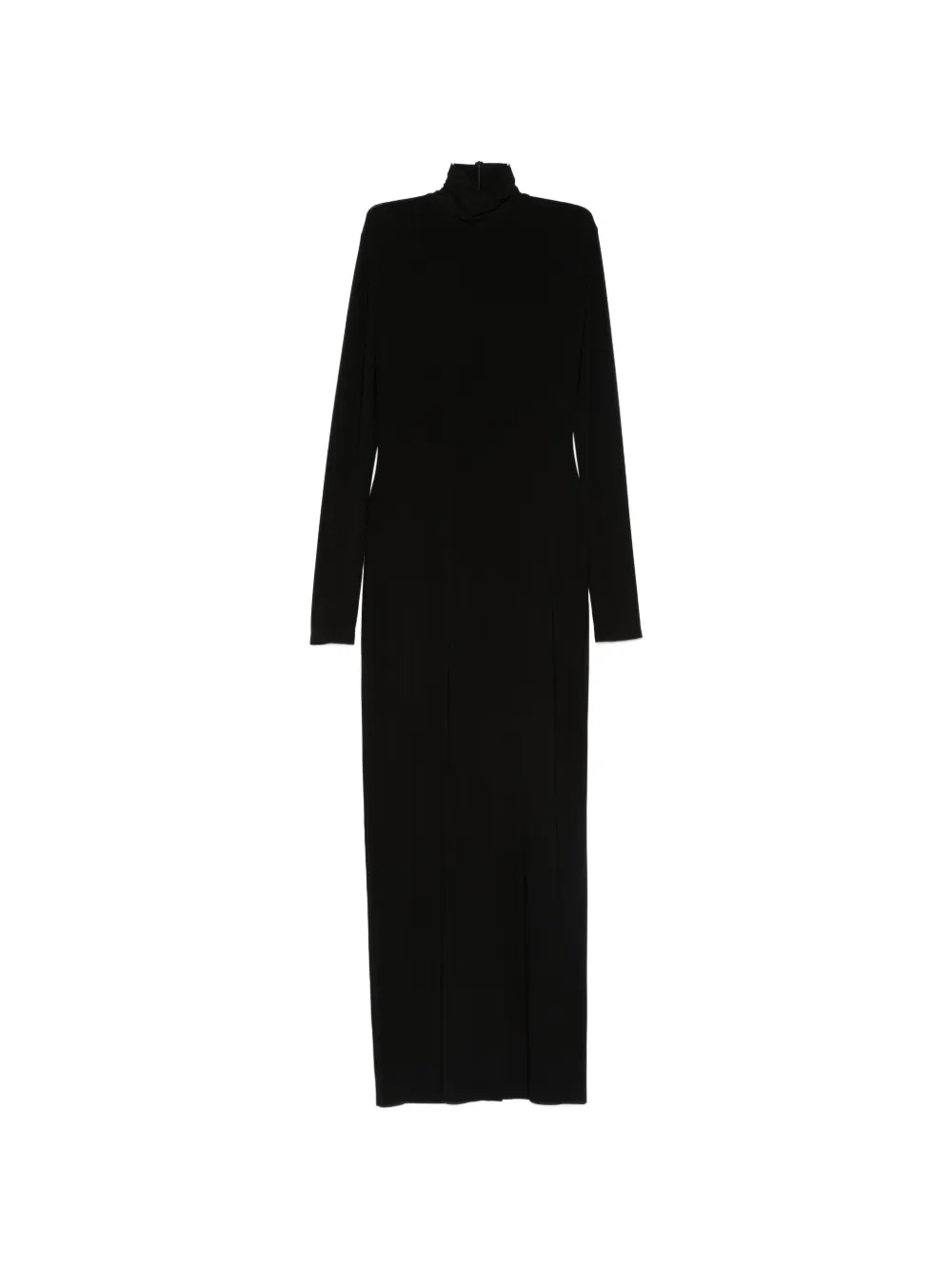 Norma Kamali long-sleeve maxi dress - Nero