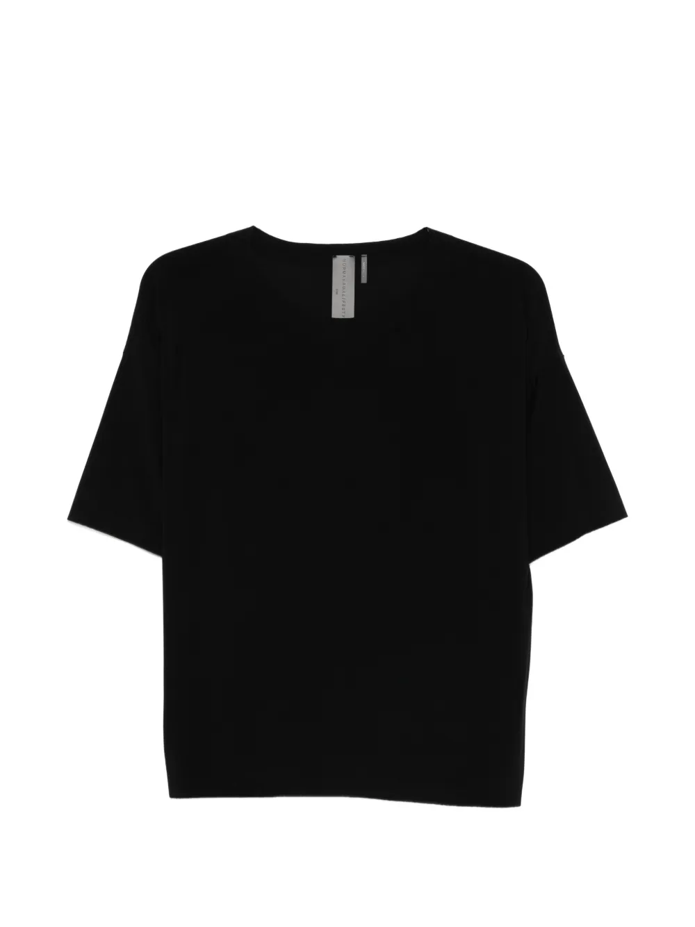 Norma Kamali short-sleeve T-shirt - Nero