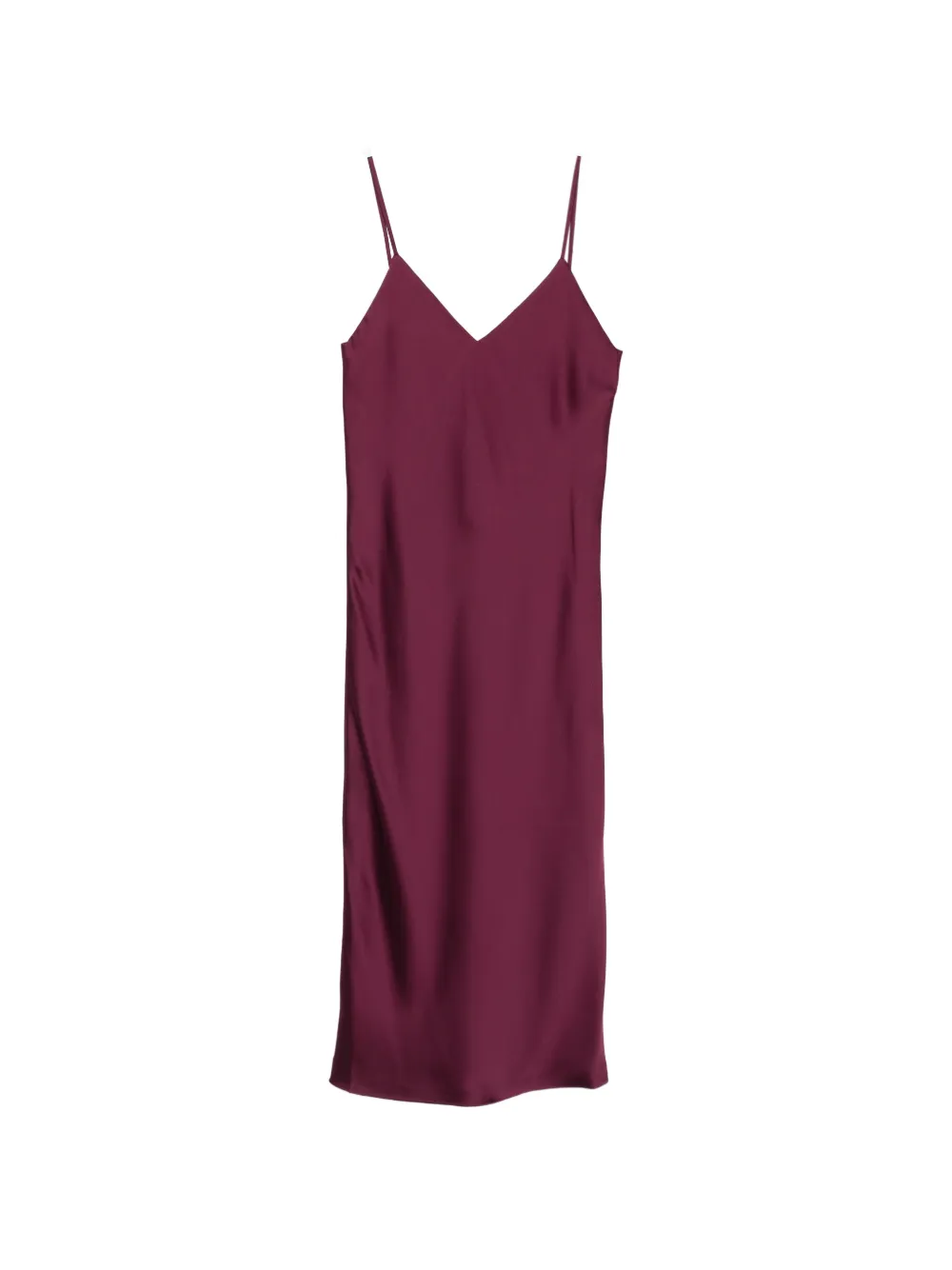Norma Kamali V-neck slip midi dress - Violett