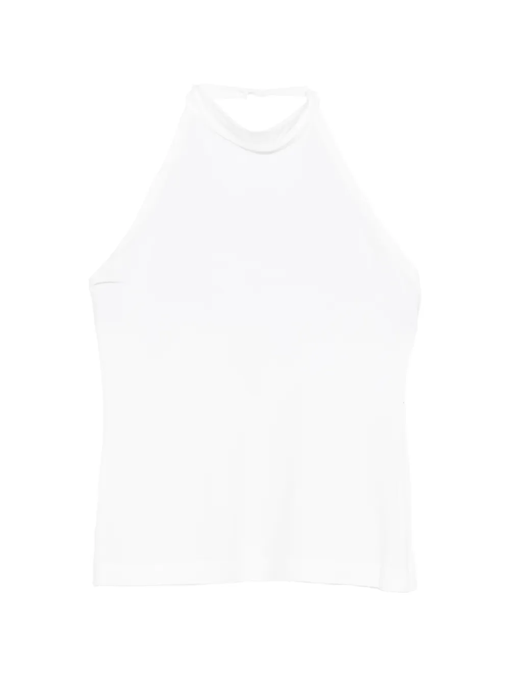 Norma Kamali halterneck top - Bianco