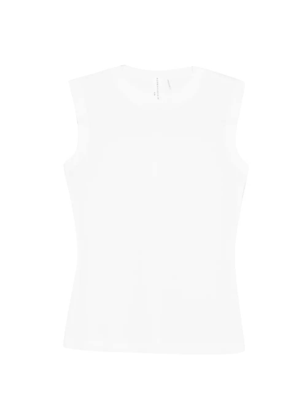 Norma Kamali sleeveless top - Bianco