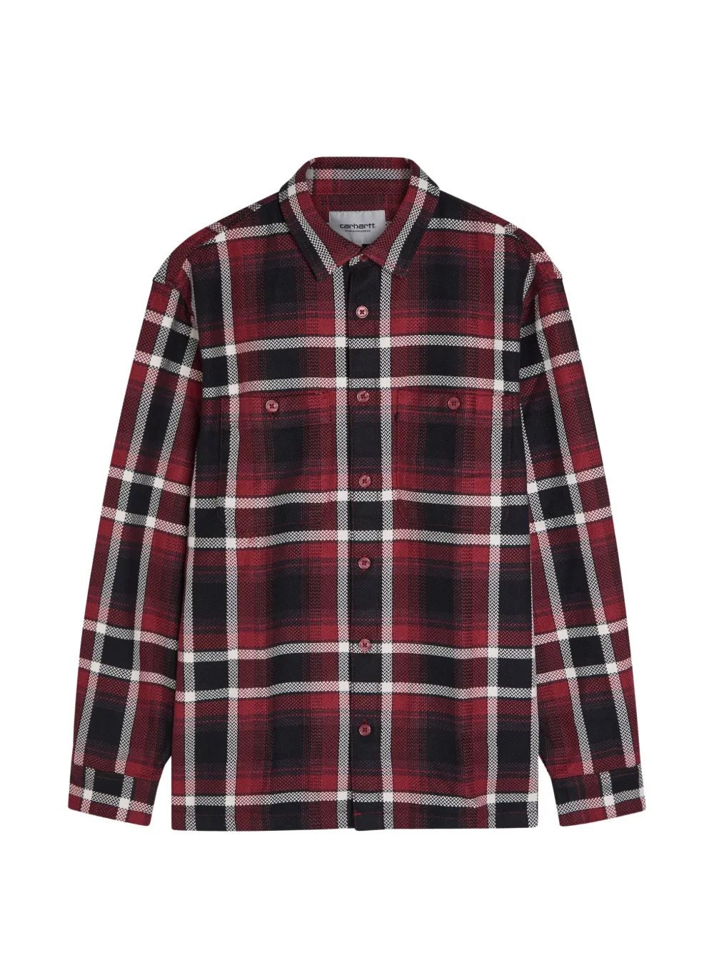 Carhartt WIP buttoned checked shirt - Rosso