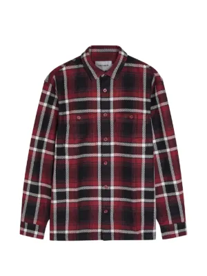 Woolrich check-pattern wool-blend Shirt Jacket | Red | FARFETCH CA
