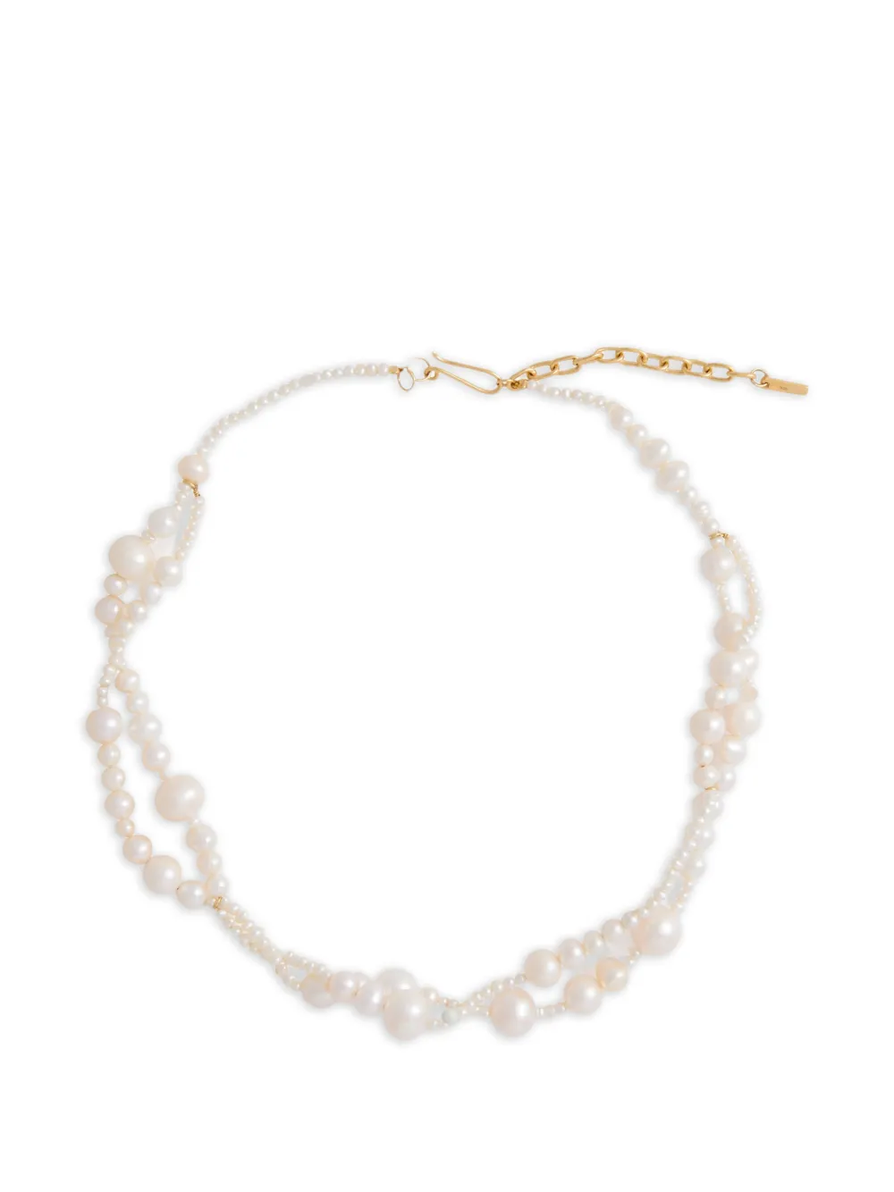 Completedworks Edo pearl chain necklace - Oro