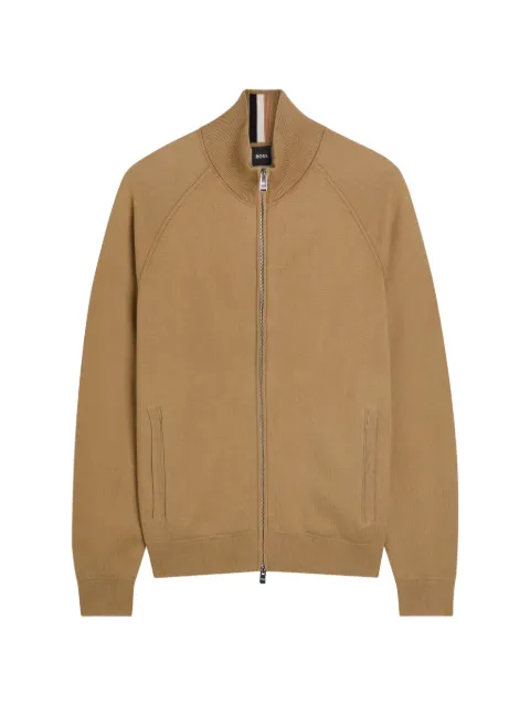 BOSS zip-up cardigan
