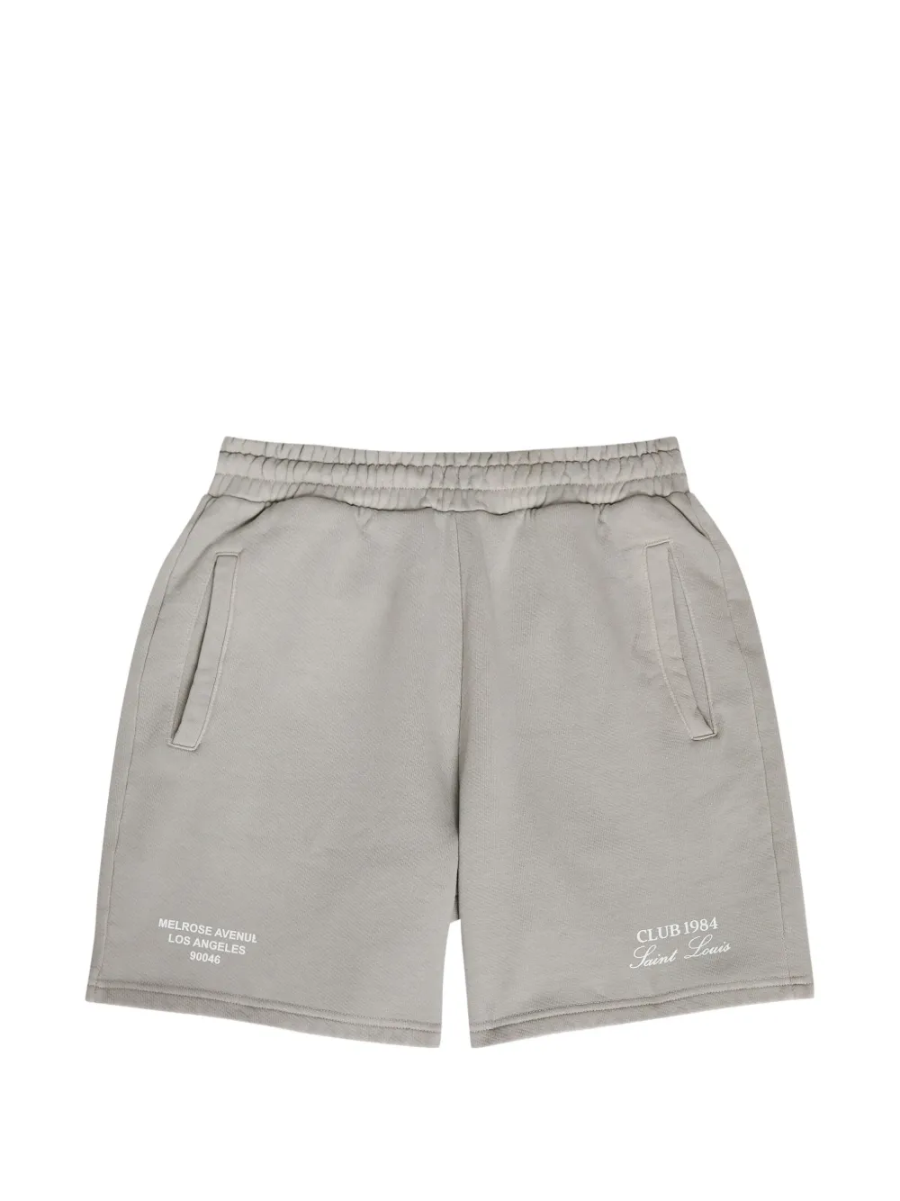 CLUB 1984 Melrose drawstring shorts - Grigio