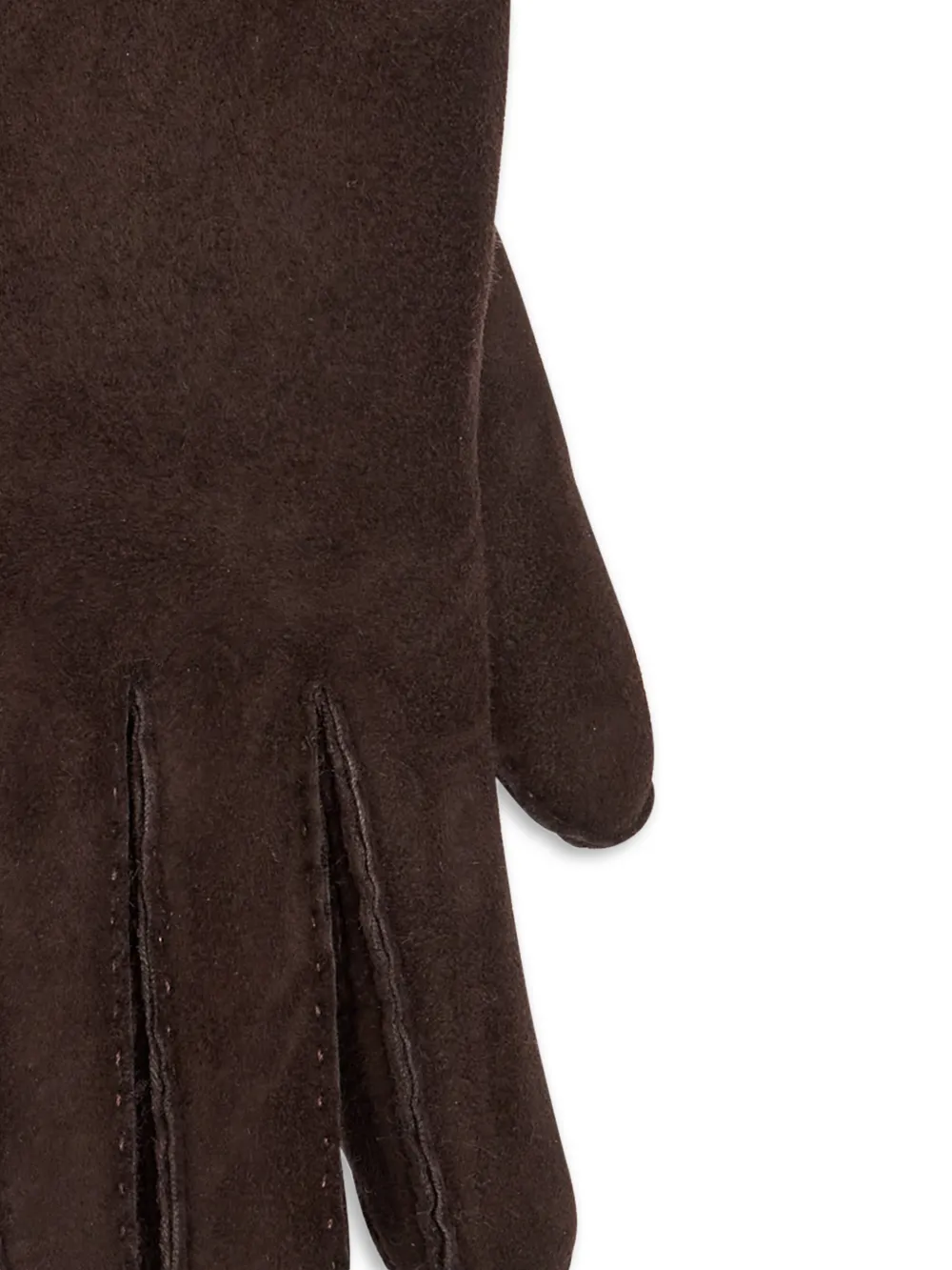  Agnelle Denise Leather Gloves - Brown 