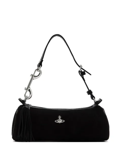 Vivienne Westwood Cindy logo-detail suede bag