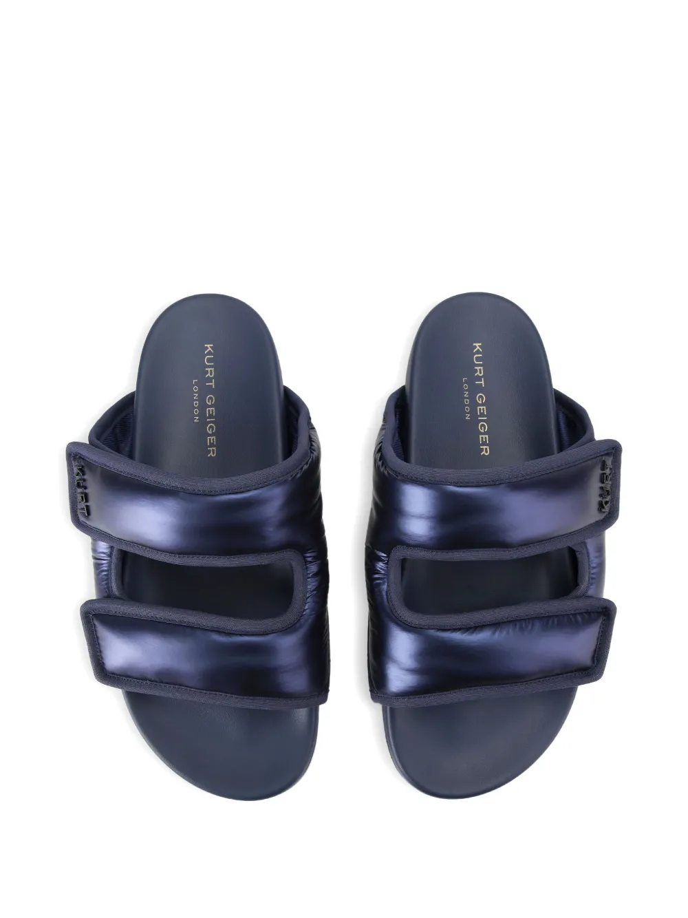 Kurt Geiger London Sandalen met klittenband Blauw