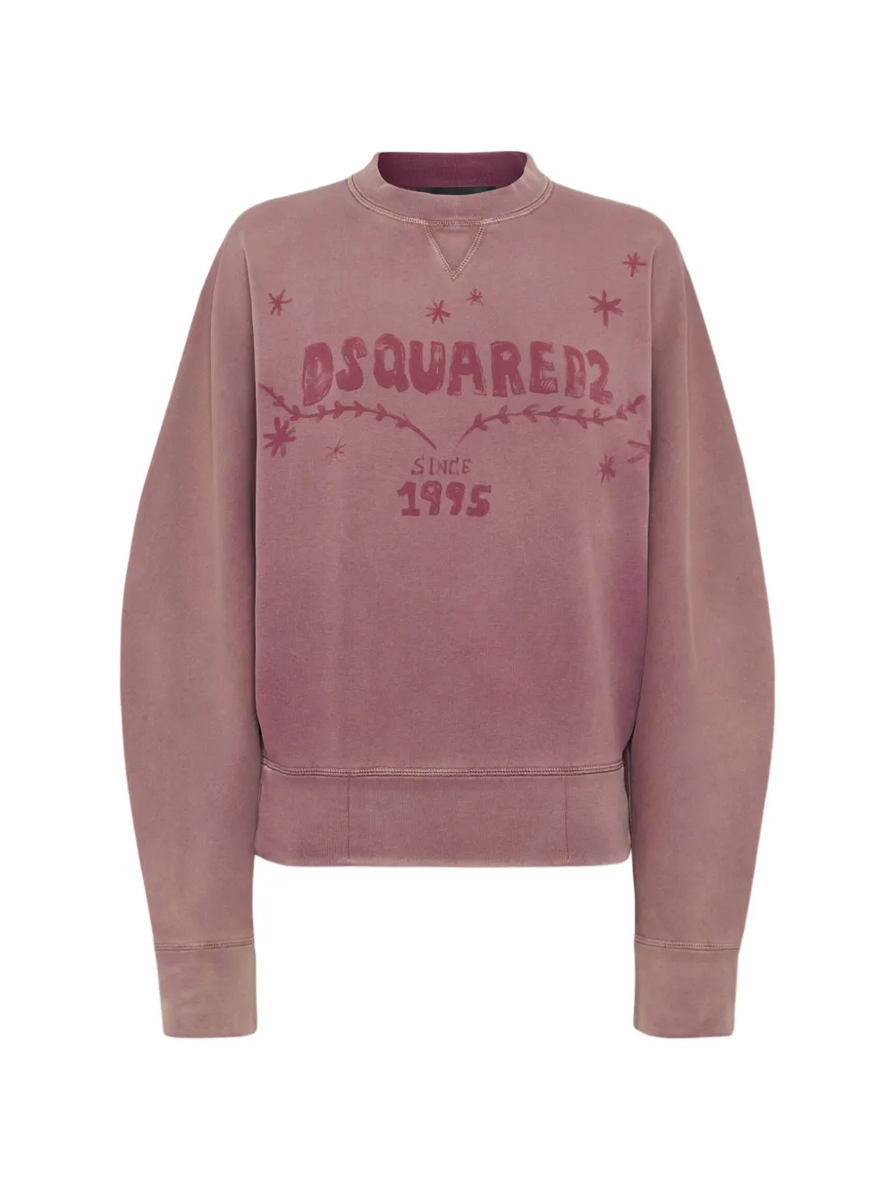 DSQUARED2 embroidered sweatshirt - Rosa