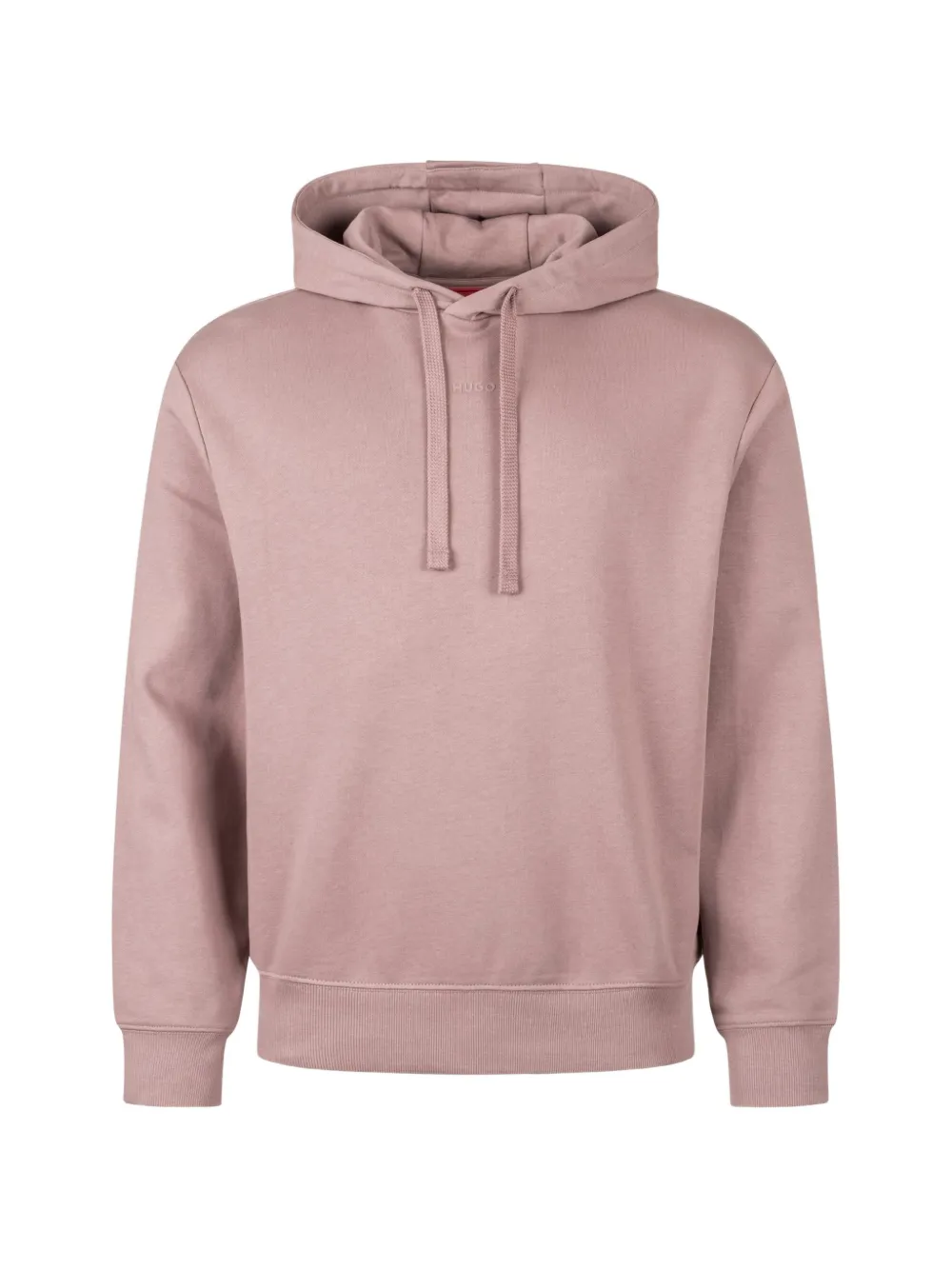 HUGO logo-detail hoodie - Rosa