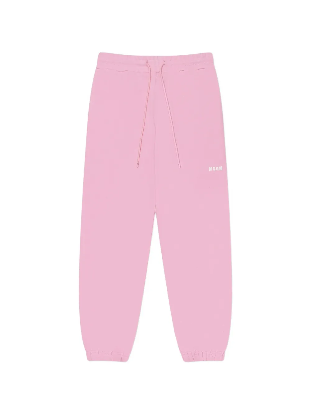 MSGM logo-detail drawstring track pants - Rosa