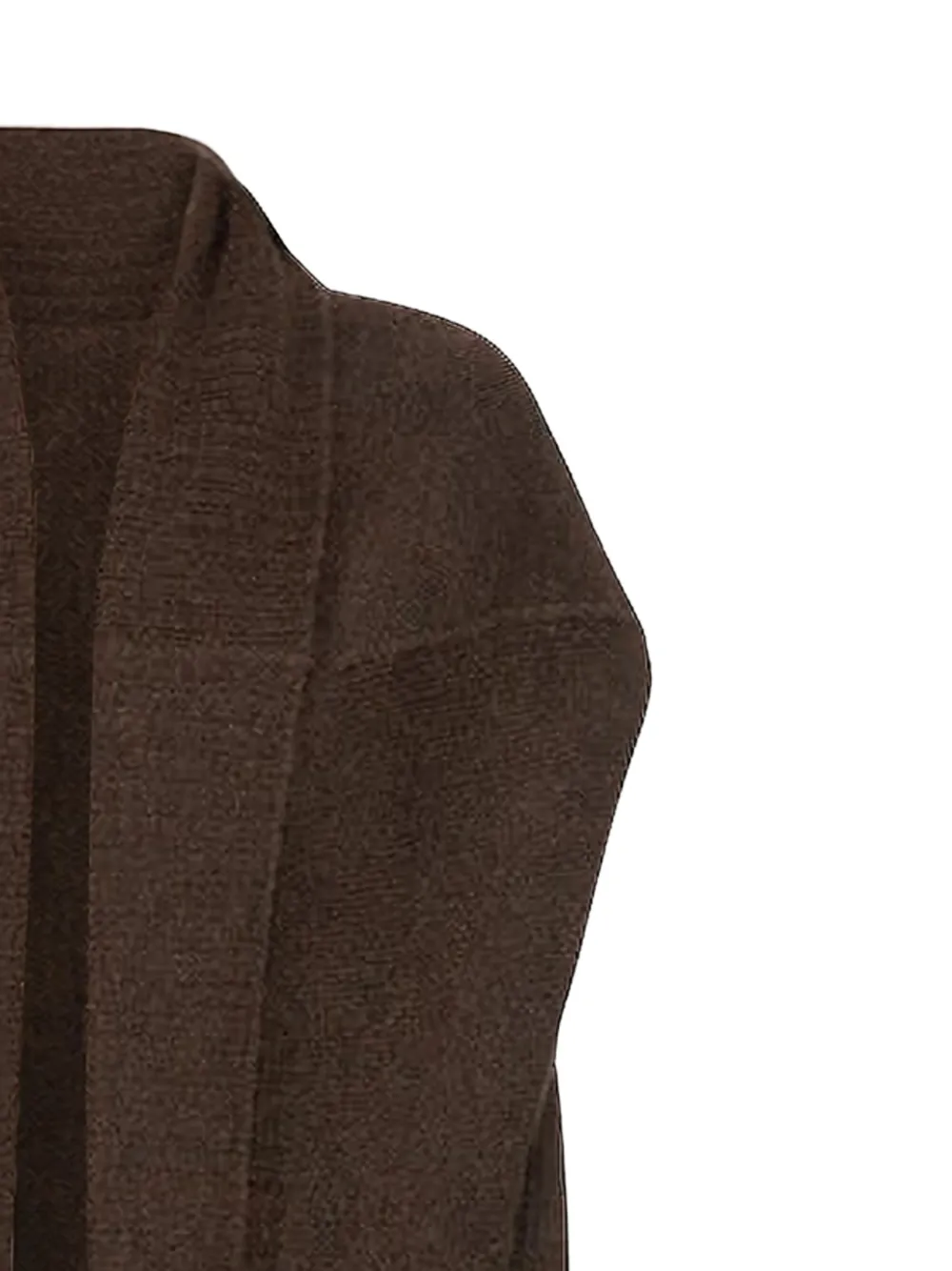 Rick Owens Vest met open voorkant Bruin
