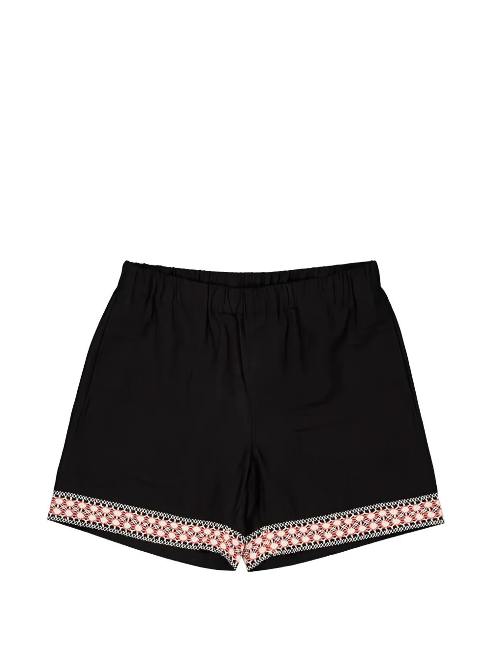 Homme Shorts con dettaglio a treccia - Nero