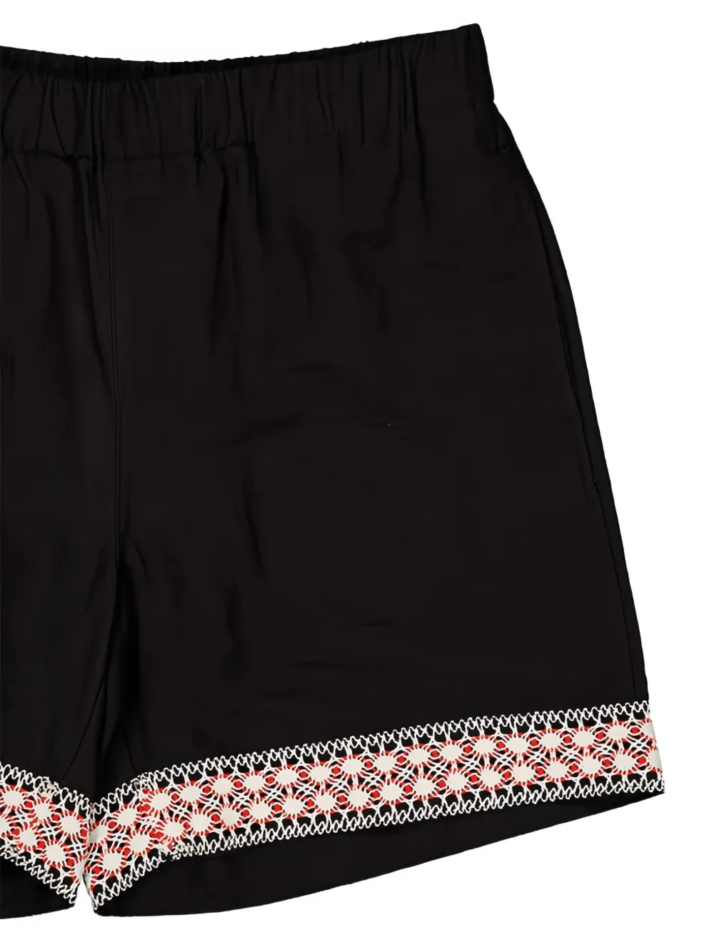 Homme Gevlochten shorts Zwart