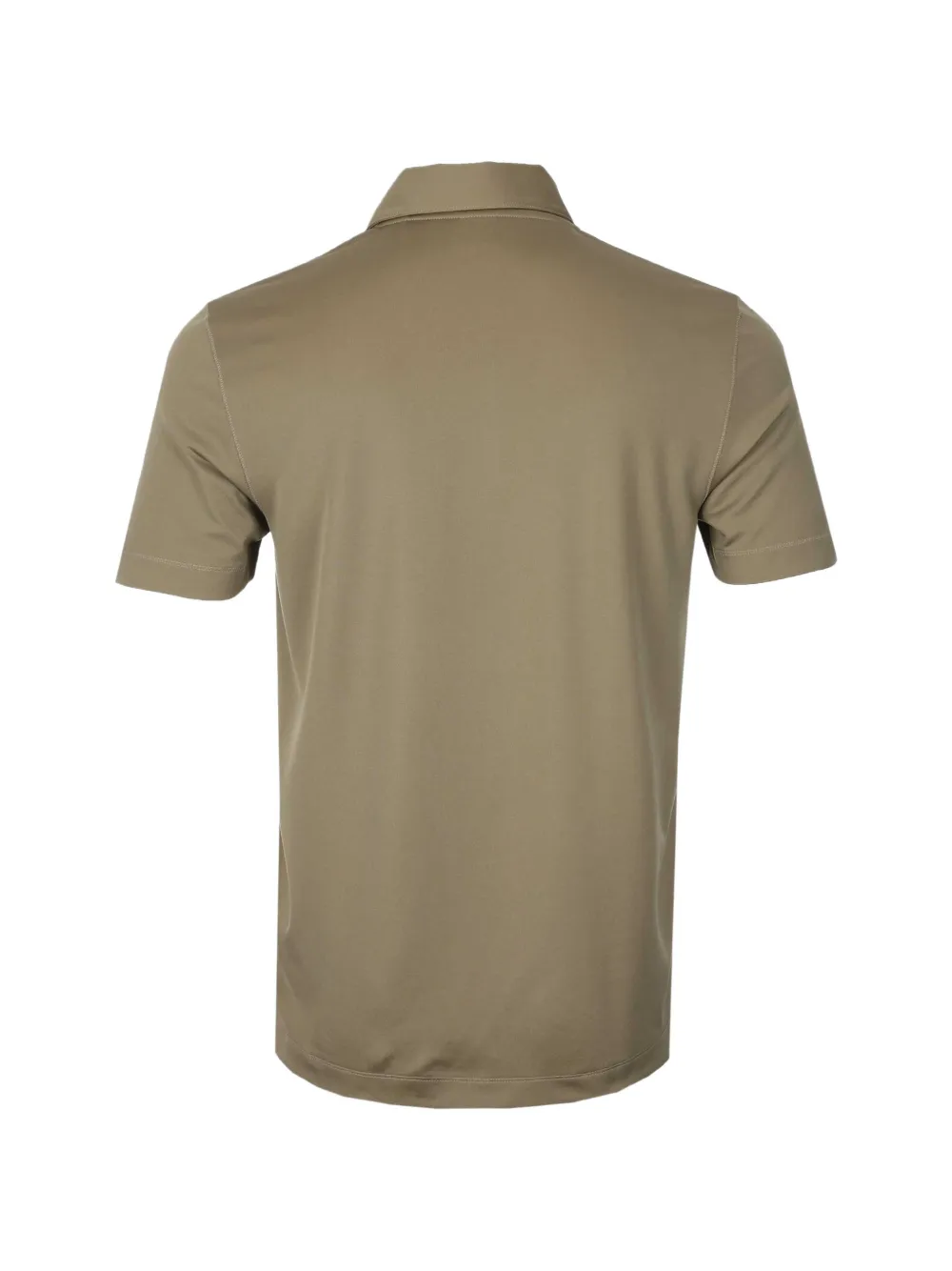 BOSS Poloshirt met kraag met knopen Groen