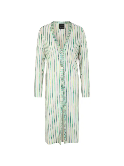 MARCCAIN striped buttoned cardigan