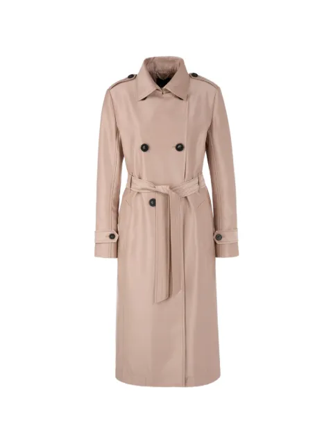 MARCCAIN double-breasted belted trench coat