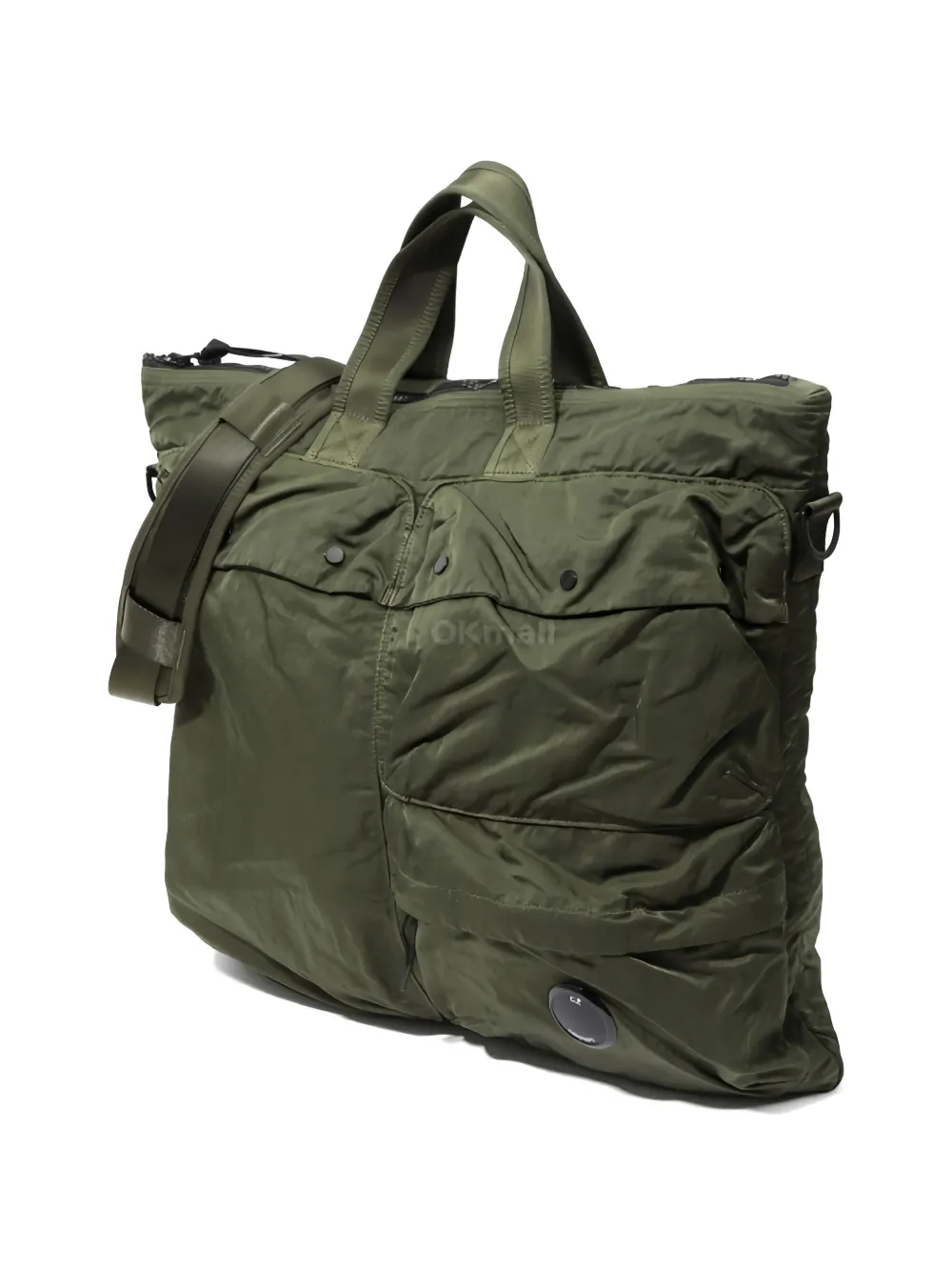 C.P. Company B nylon shopper Groen