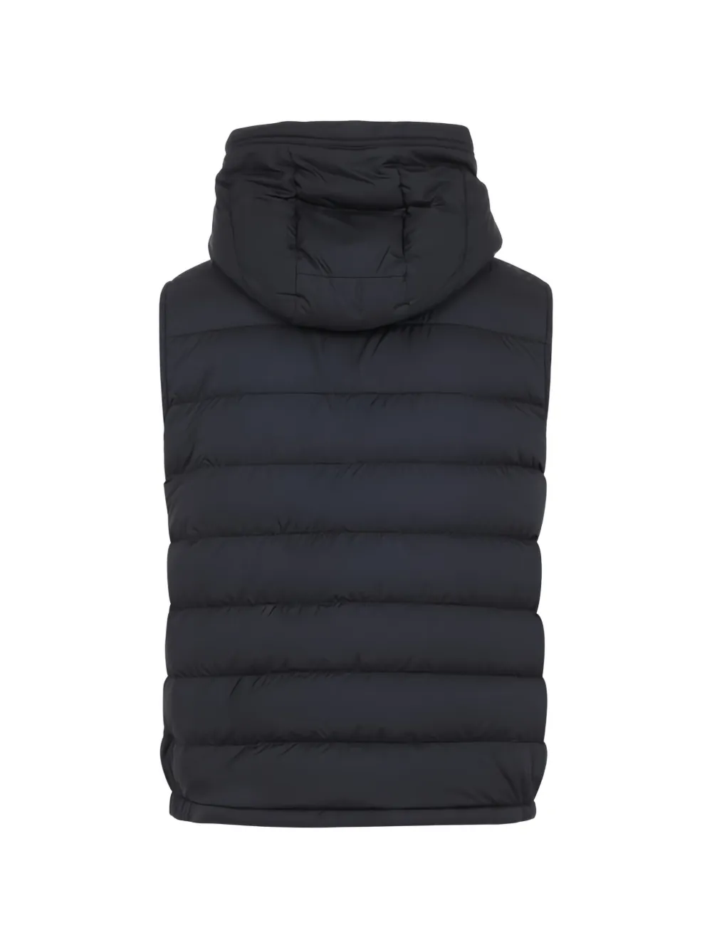  Moncler Quilted Hooded Vest - Blue 