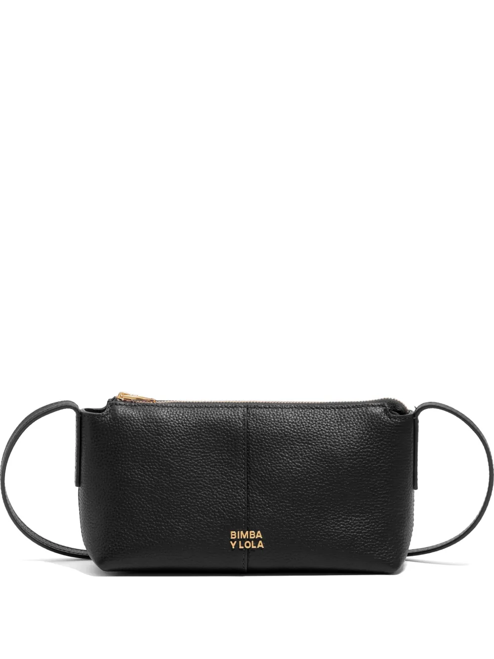 BIMBA Y LOLA Leren kleine tas met rits Zwart