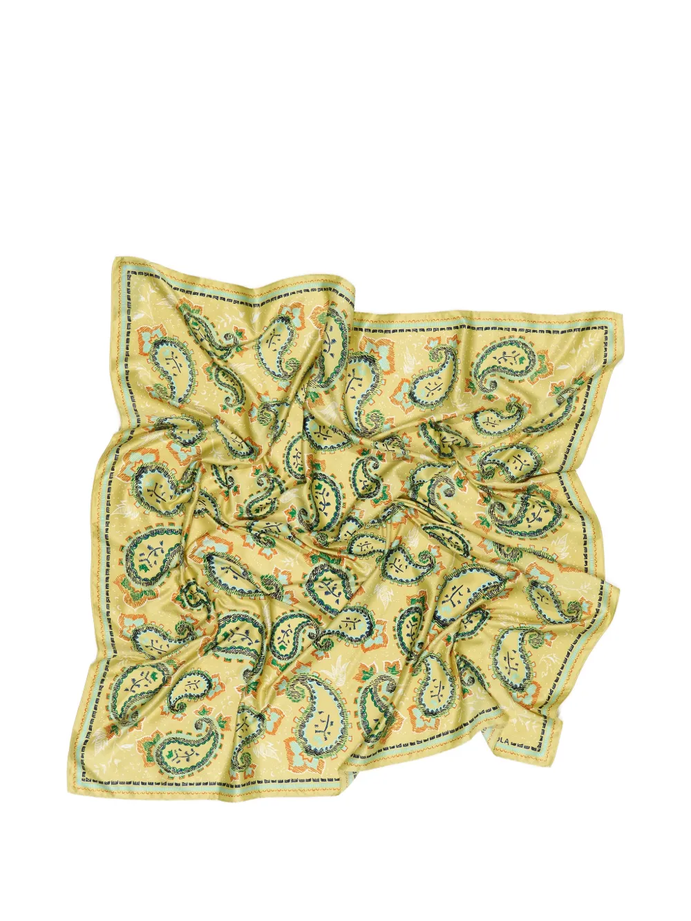 BIMBA Y LOLA Banana paisley-print scarf