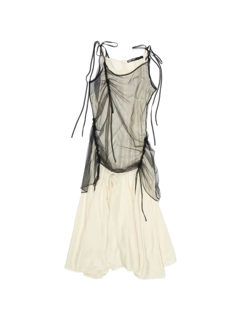 Bimba y Lola Abito midi con arricciatura - Toni neutri